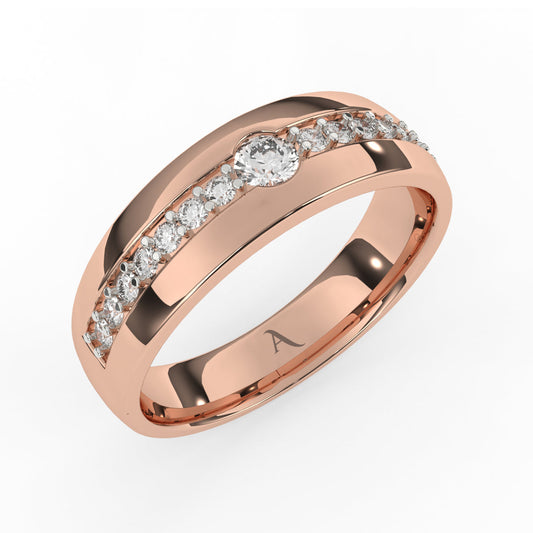 Lustre Line Diamond Band