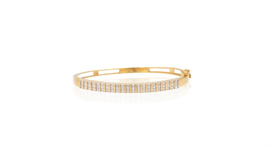 Minimalist Diamond Strip Bracelet