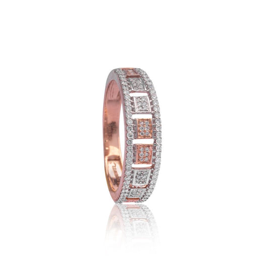 Checkered Diamond Ring