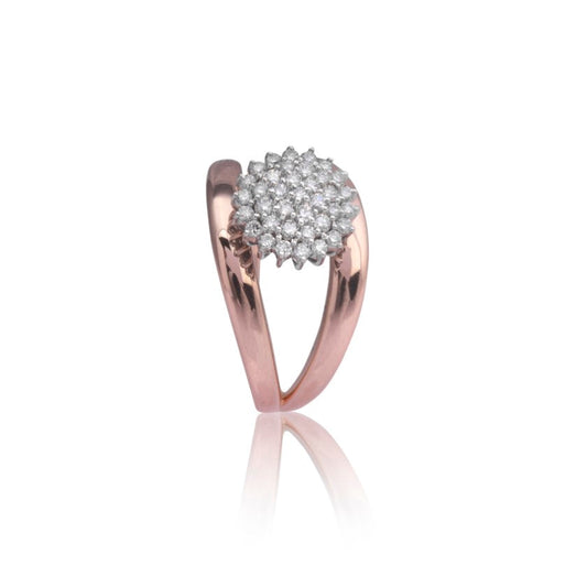 Dual Band Bloom Diamond Ring