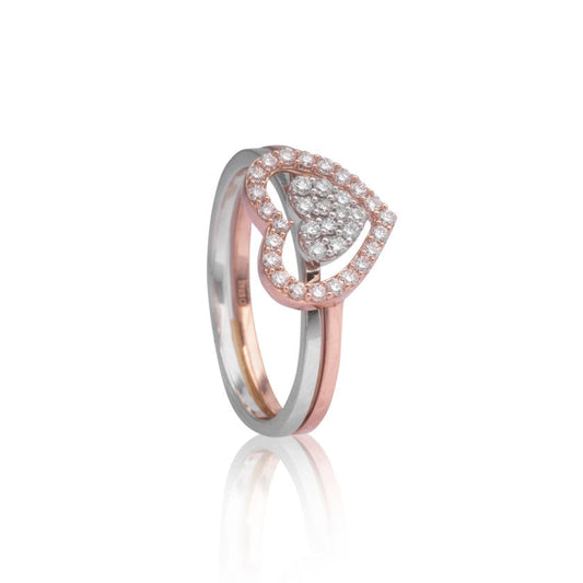 Captured Heart Diamond Rings