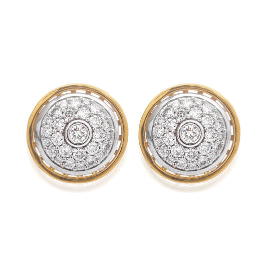 Cluster Diamond Stud