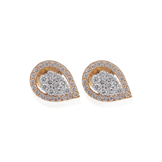 Petite Petal Diamond Stud