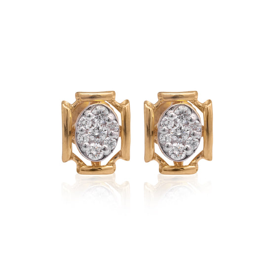 Demure Diamond Stud