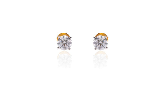 Clarity Solitaire Diamond Stud