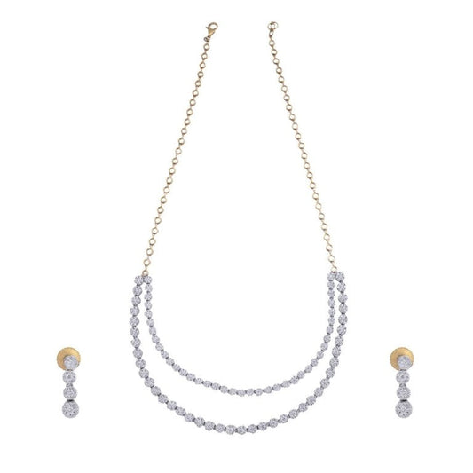 Elegance Diamond  Necklace Set