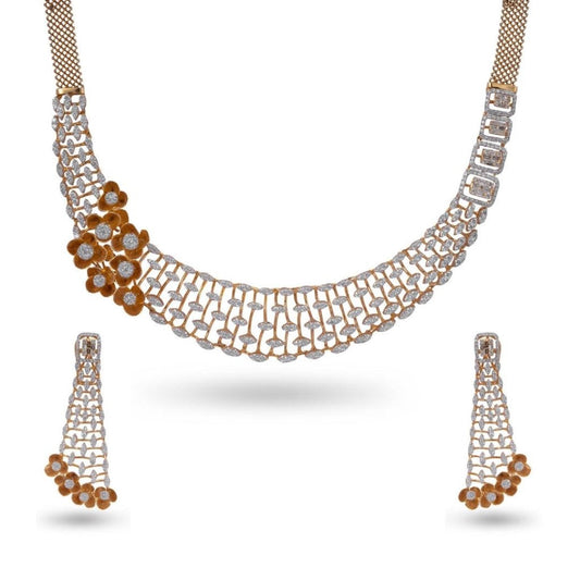 Lilly Valley Diamond Necklace Set