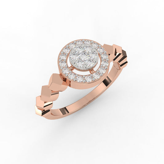 Cosmic Bloom Diamond Ring