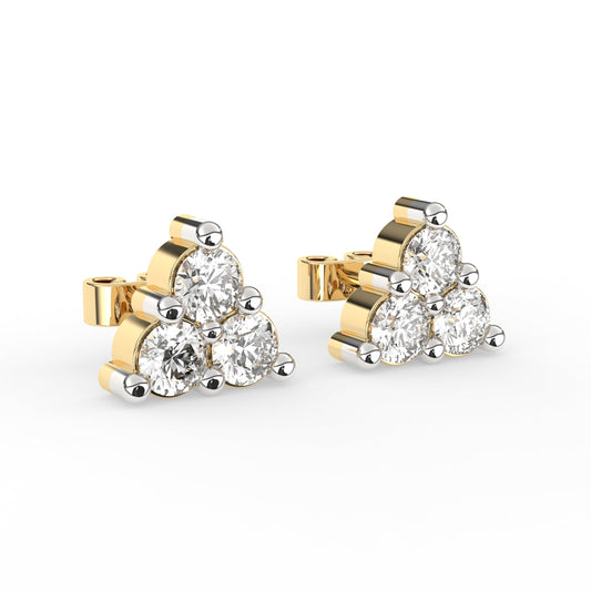 Tiny Trio Set Diamond Stud