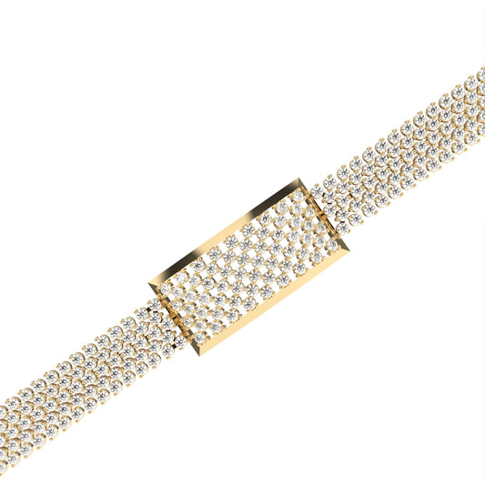 Luxe Flexi Diamond Bracelet For Men