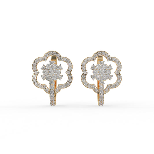 Blossom Charm Diamond Earring