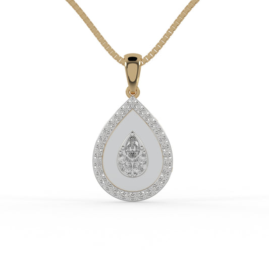 Diamond Dewdrop Pendant