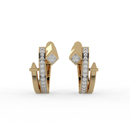 Arrow Luxe Hoops