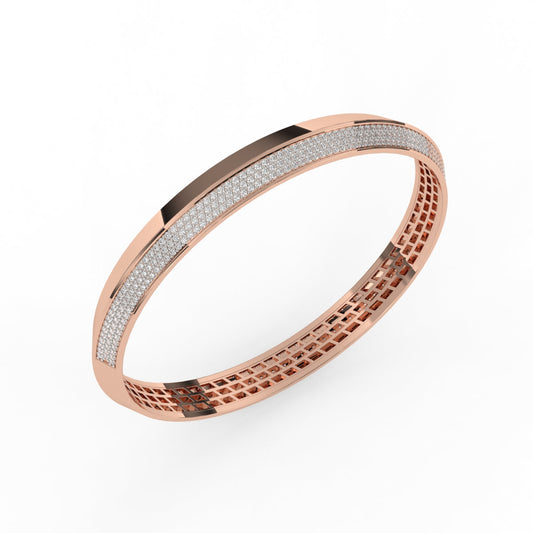 Italian Punjabi Diamond Kada