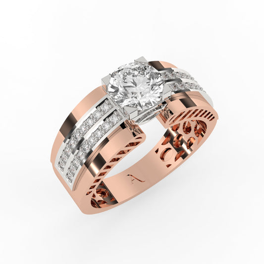Forever Solitaire Diamond Band