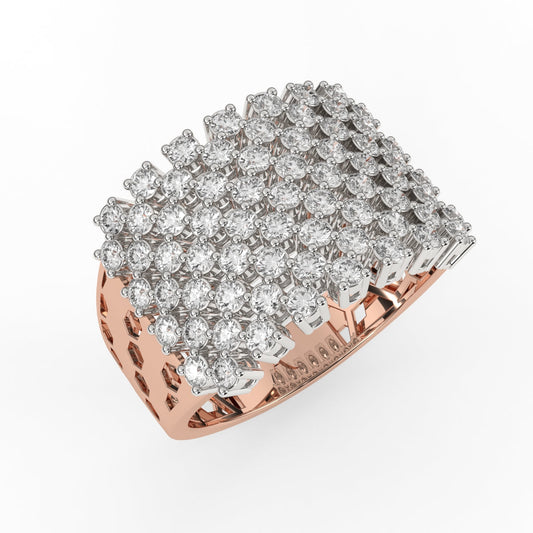 Luxurious Pave Diamond Ring