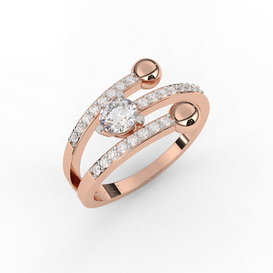 Stellar Path Diamond Ring