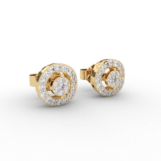 Cluster Round Shape Earring