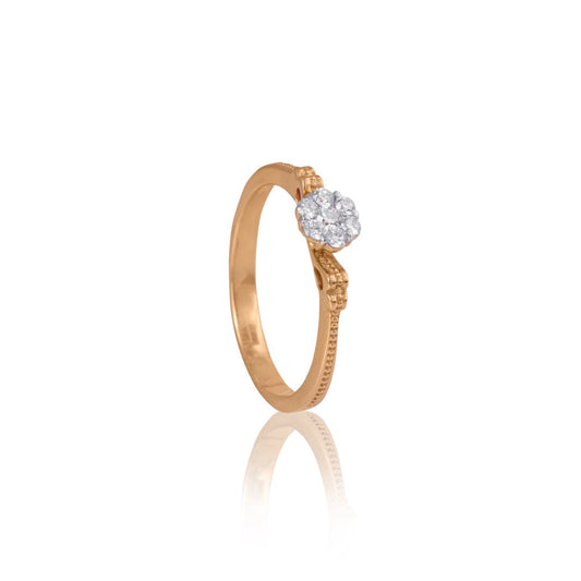 Vintage Bloom Cluster Ring