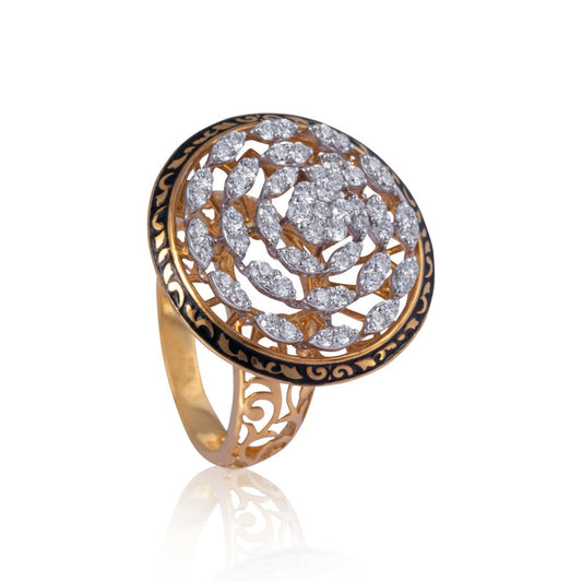 Sundial Diamond Ring