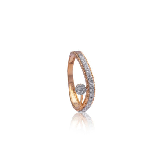 Whisper Curve Diamond Ring