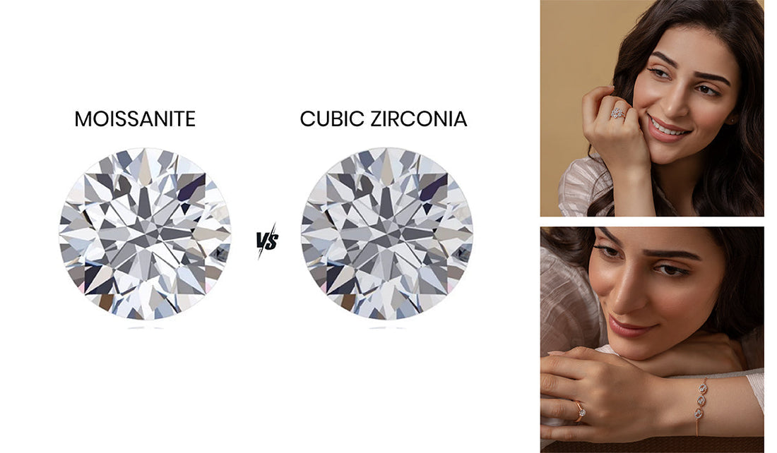 lab grown diamonds vs cubic zirconia