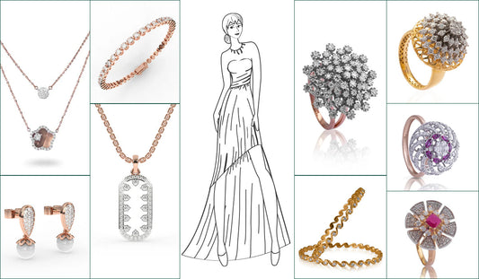 what jewellery to wear with gown