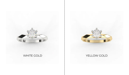 white vs yellow gold