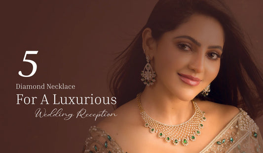 5 Diamond Necklace For A Luxurious Wedding Reception