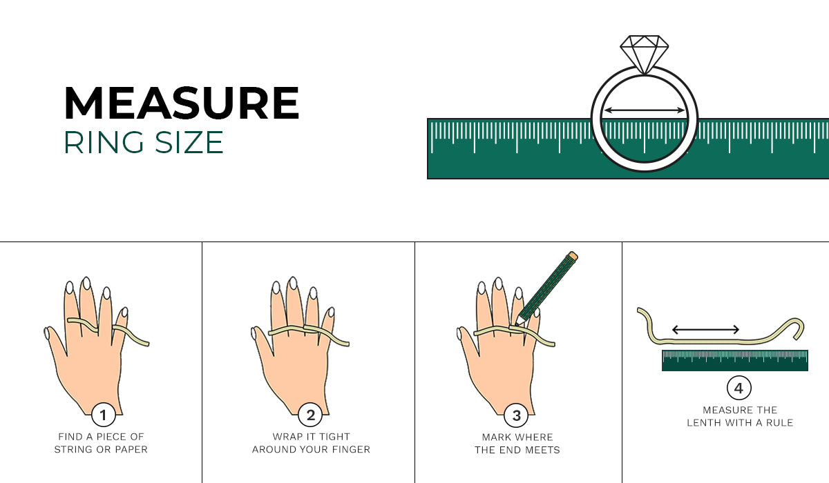 How To Measure Ring Size Easily Get Your Perfect Fit Size How To Measure Ring Size Easily Get Your Perfect Fit Size