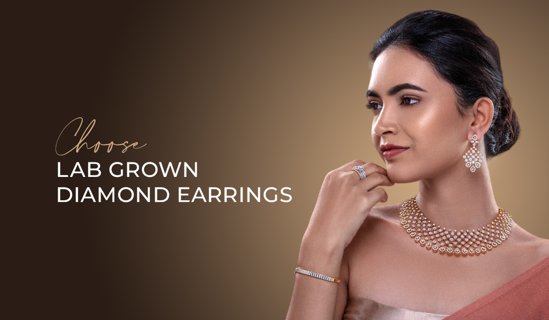 choose lab grown diamond earrings