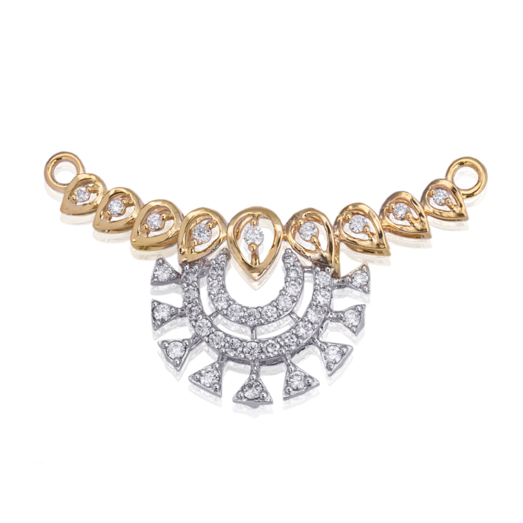 Trellis Diamond Pendant Earring Set