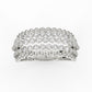 Designer bubble diamond ring