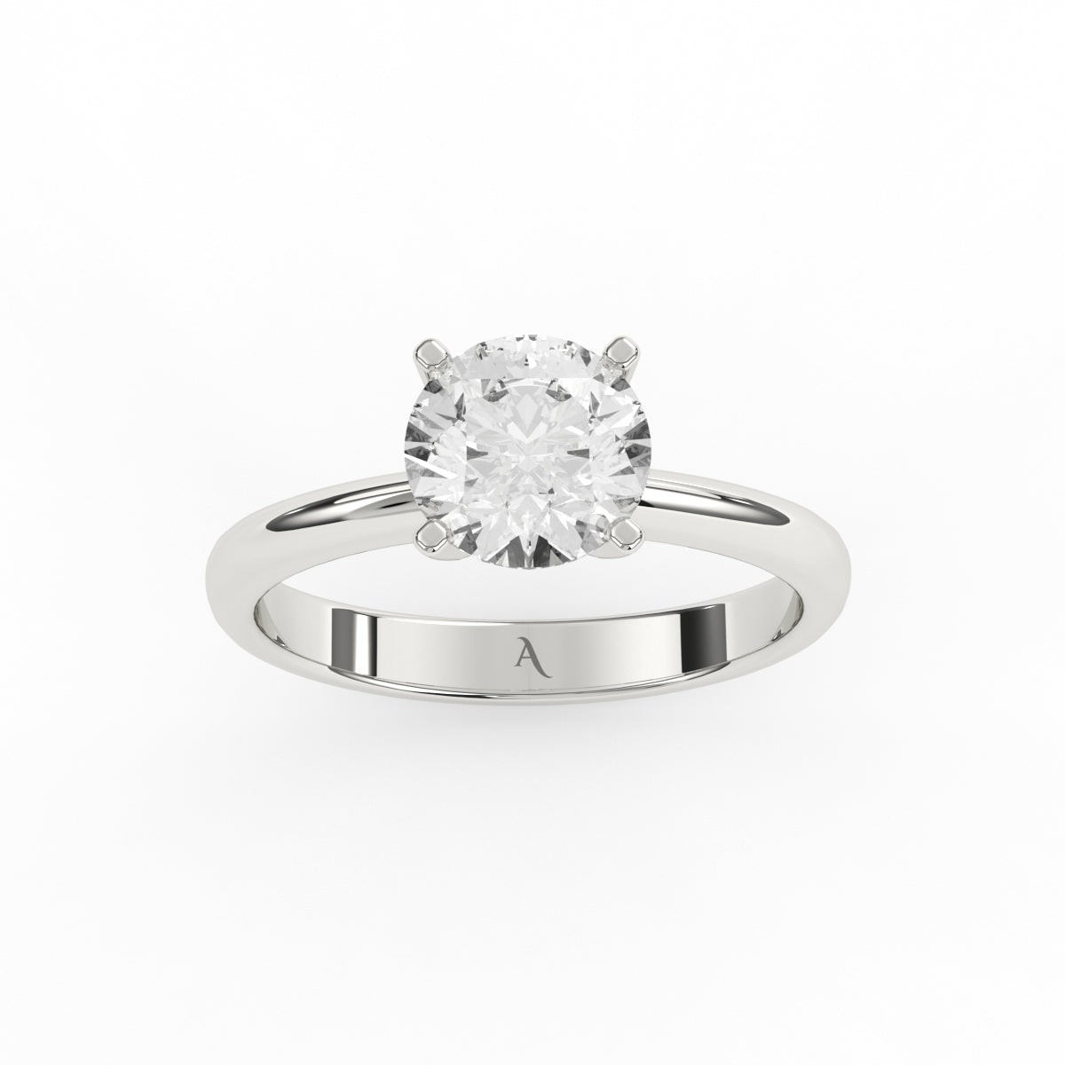 Everyday solitaire ring