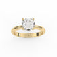 Everyday solitaire ring