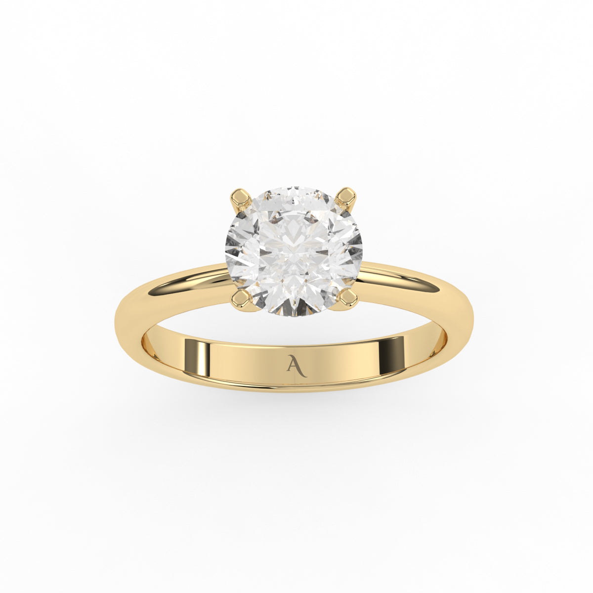 Everyday solitaire ring