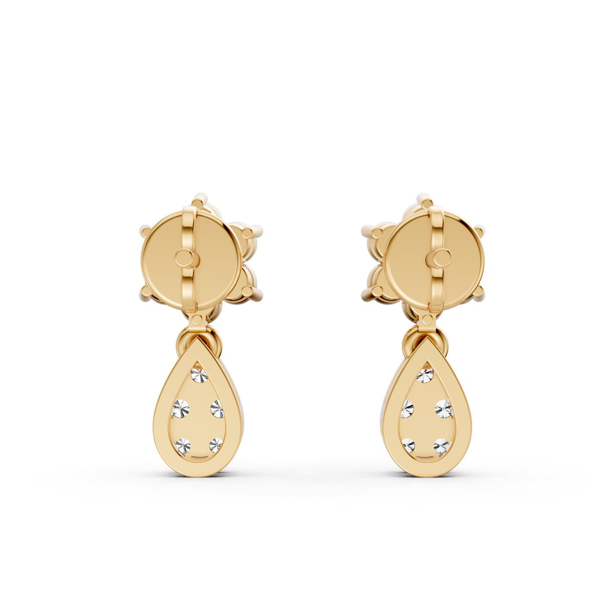 Diamond Bloom Tear Studs