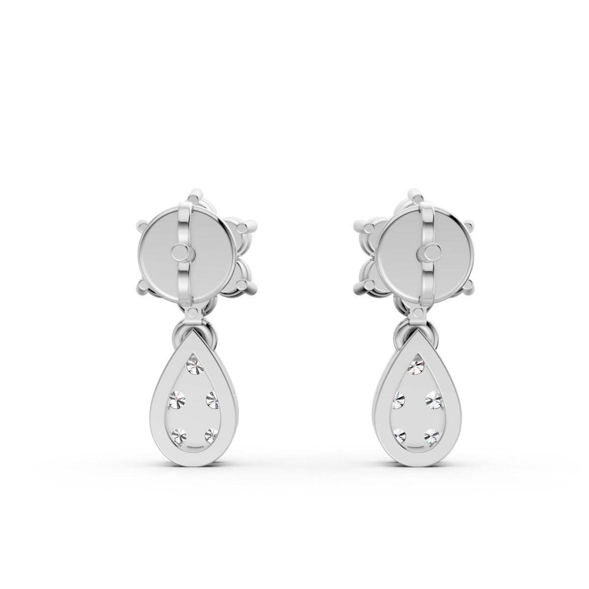 Diamond Bloom Tear Studs
