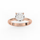 Everyday solitaire ring