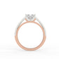 Princess diamond mens ring