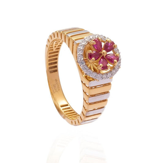 Edna Ruby Diamond Ring