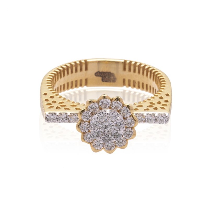 Ava Floral Diamond Ring