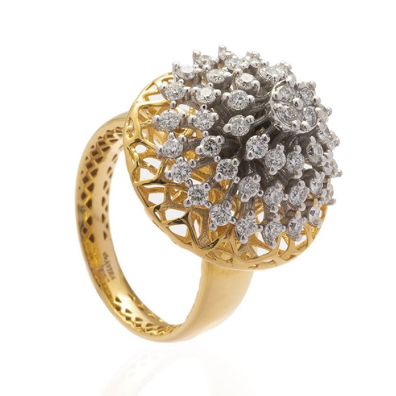 Sunflower Diamond Ring