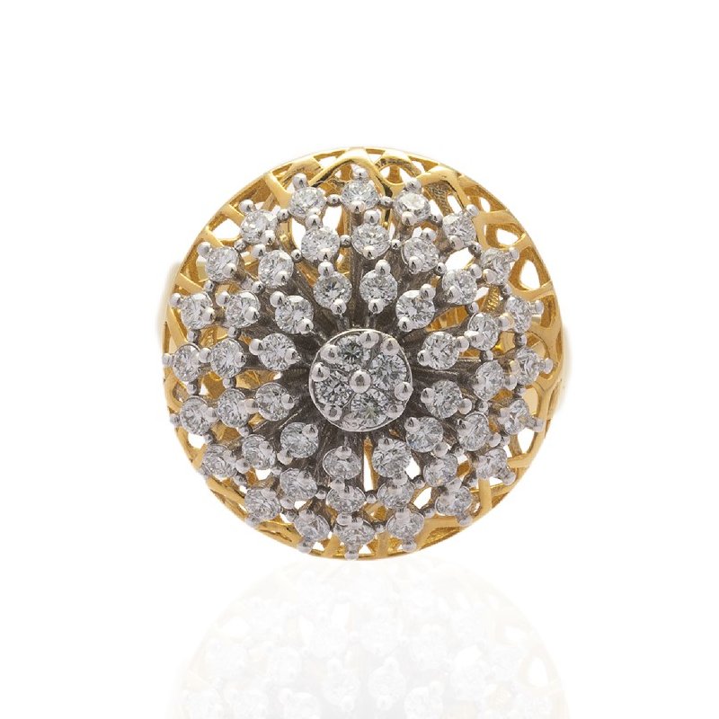 Sunflower Diamond Ring