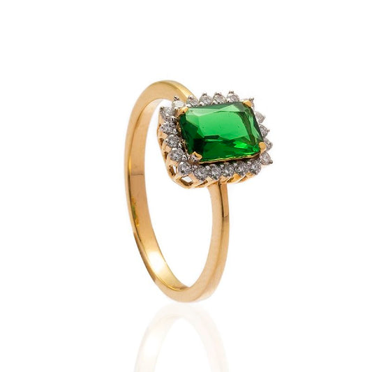 Emerald Diamond Ring