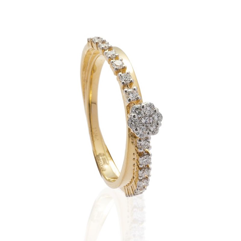 Petal Diamond Ring