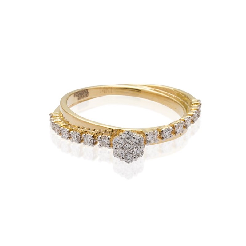 Petal Diamond Ring