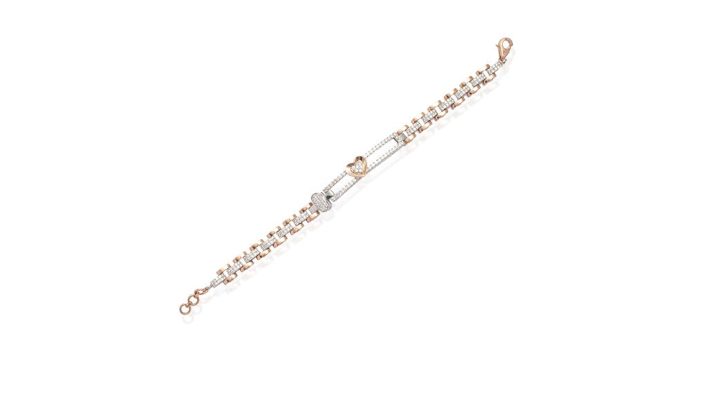 Locked in love Diamond Bracelet