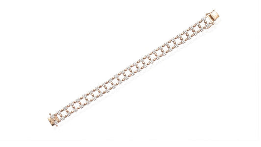 Sparkling Bridge Diamond Bracelet