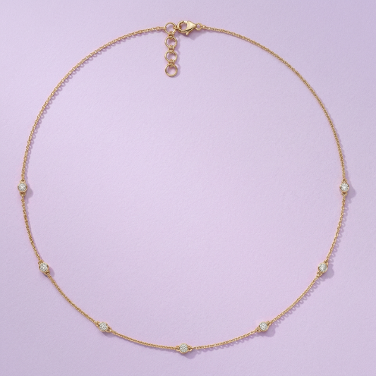 Aura Diamond Station Chain